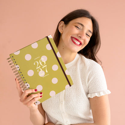 Agenda diaria 26-27. Pistacho dream. Grande.