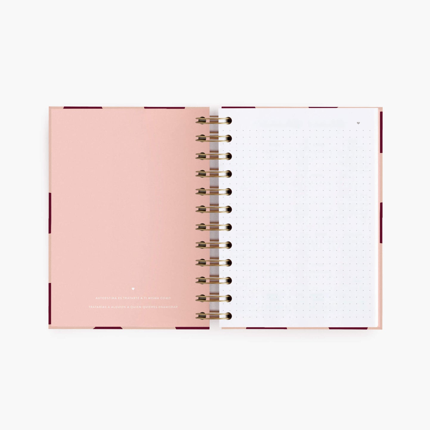 Cuaderno mini. Pink cherry.