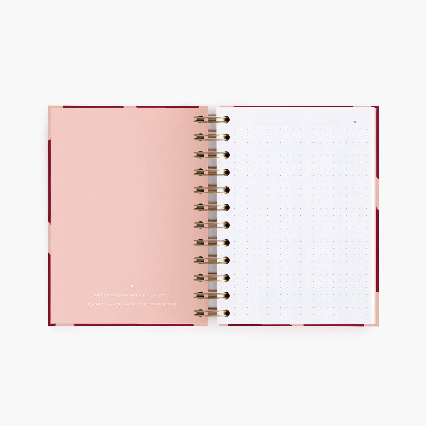 Cuaderno mini. Love in red.