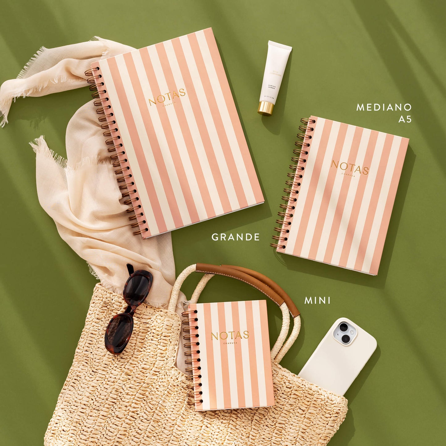 Pack de 3 cuadernos mix.