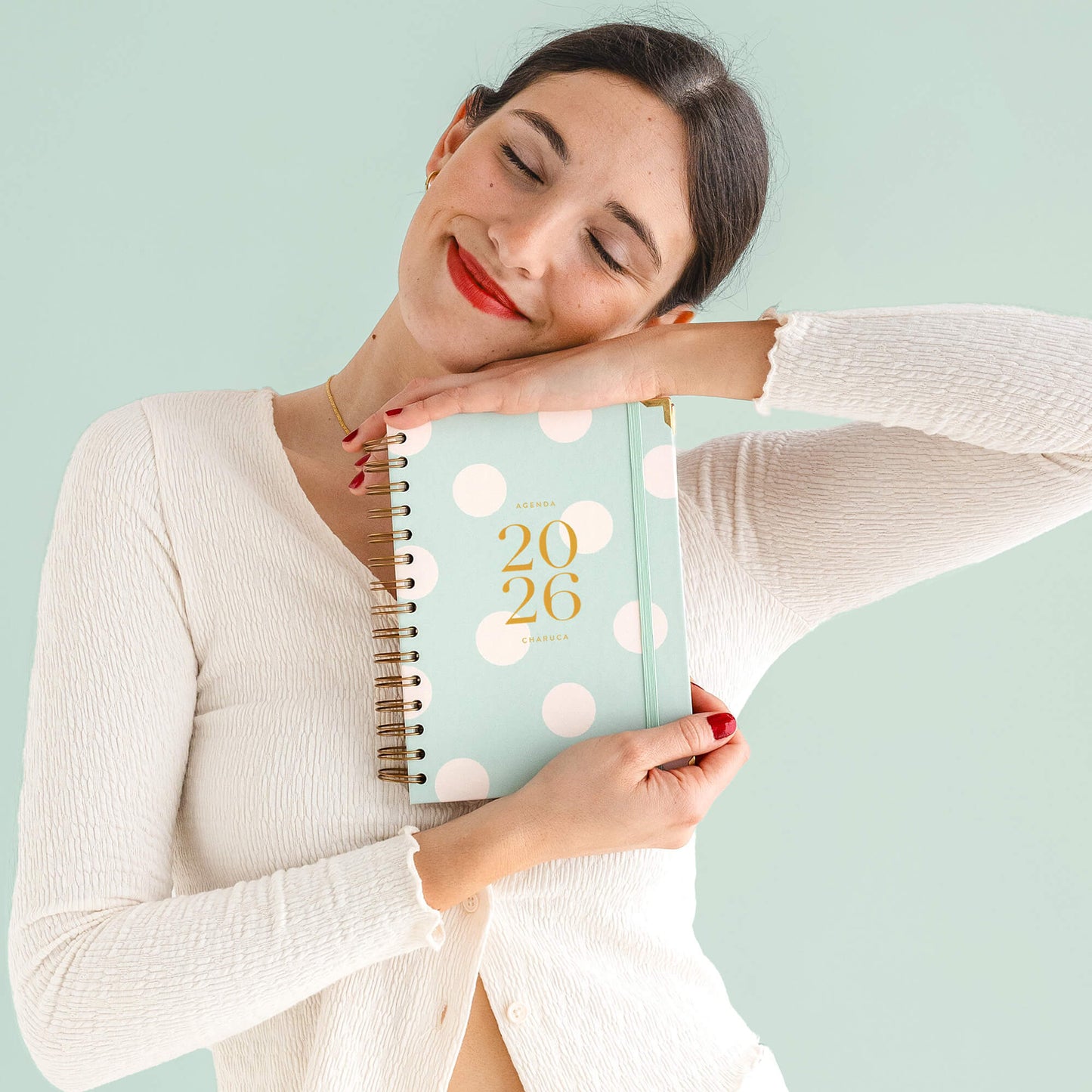 Agenda semanal 2026. Mint. Mediana.