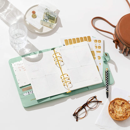 Planner personal A5. Mint.