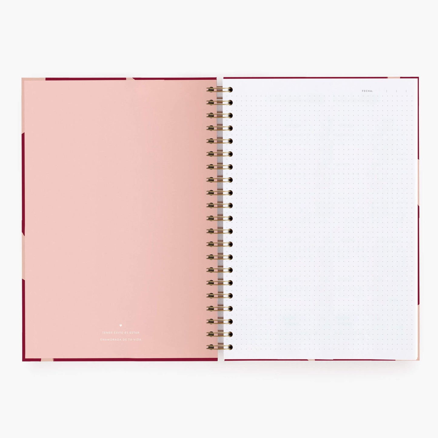 Cuaderno grande. Love in red.