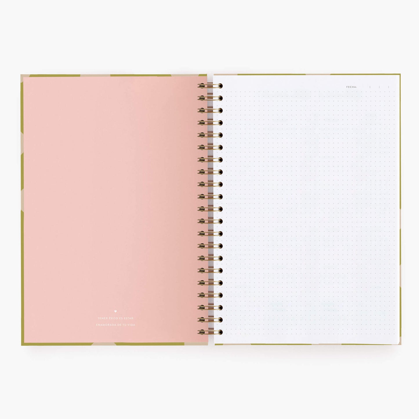 Cuaderno grande. Pistacho dream.