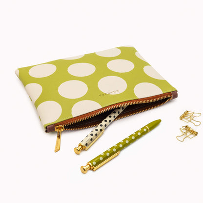 Estuche grande Charuca. Pistacho dream.