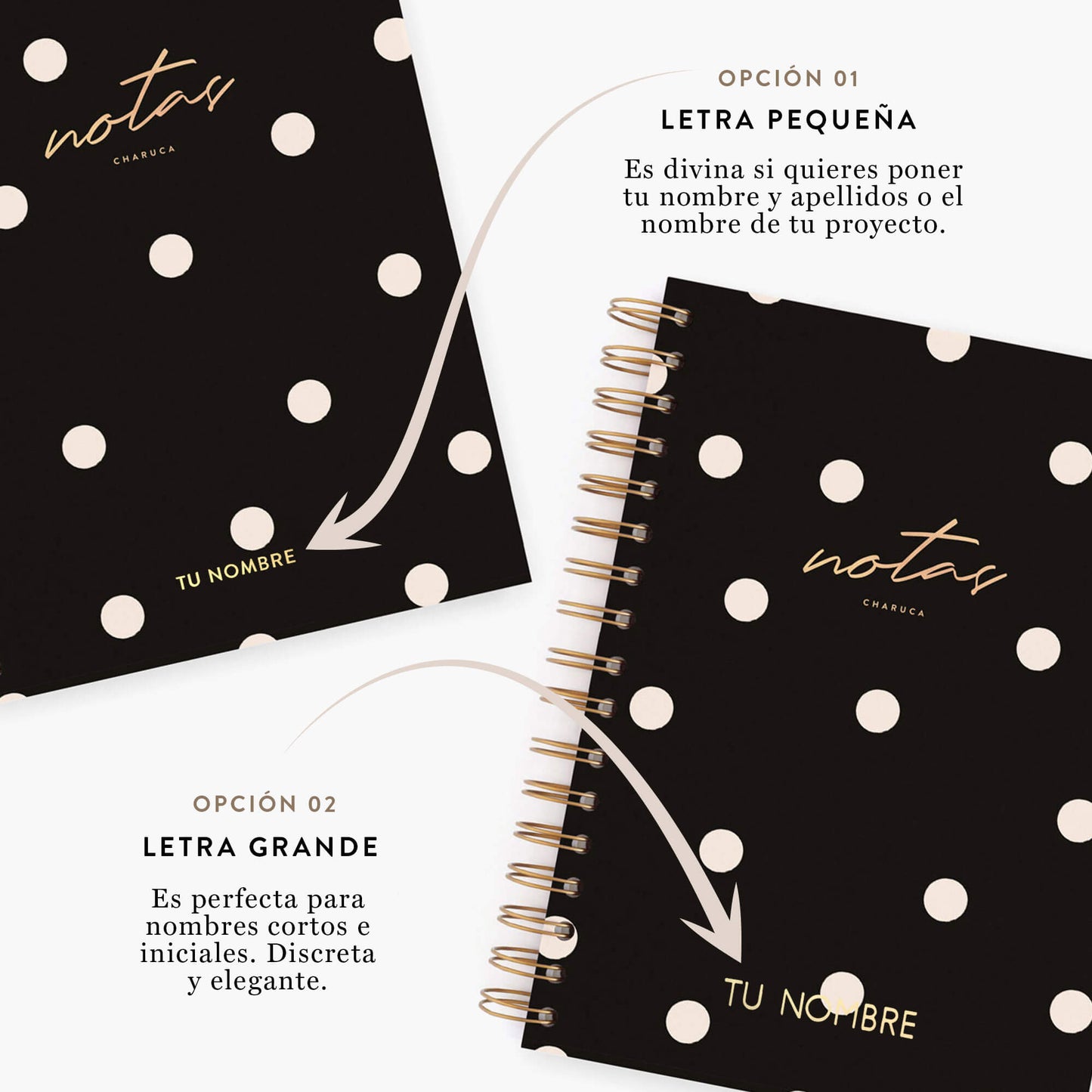 Cuaderno mediano. Black.