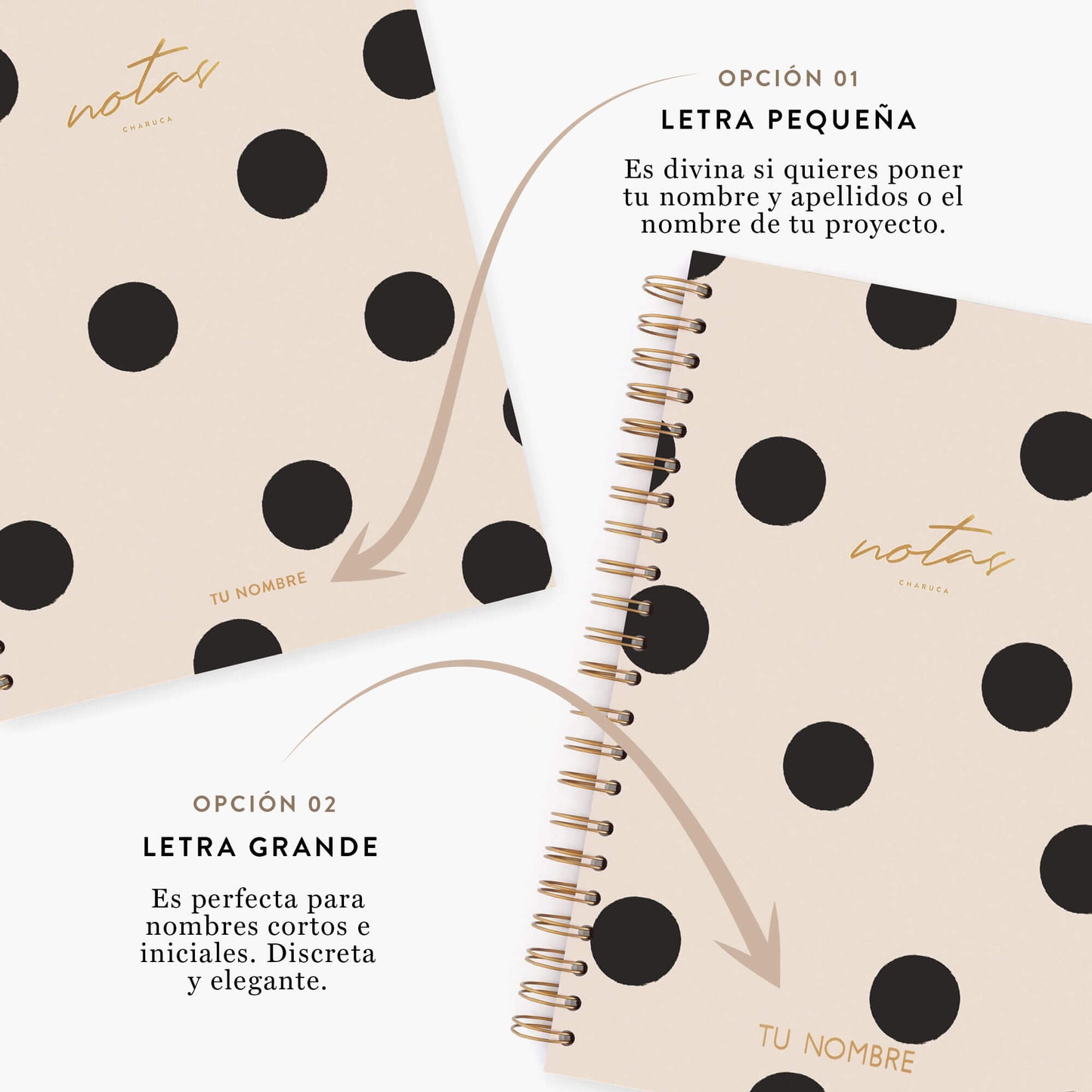 Cuaderno grande. Minimal.