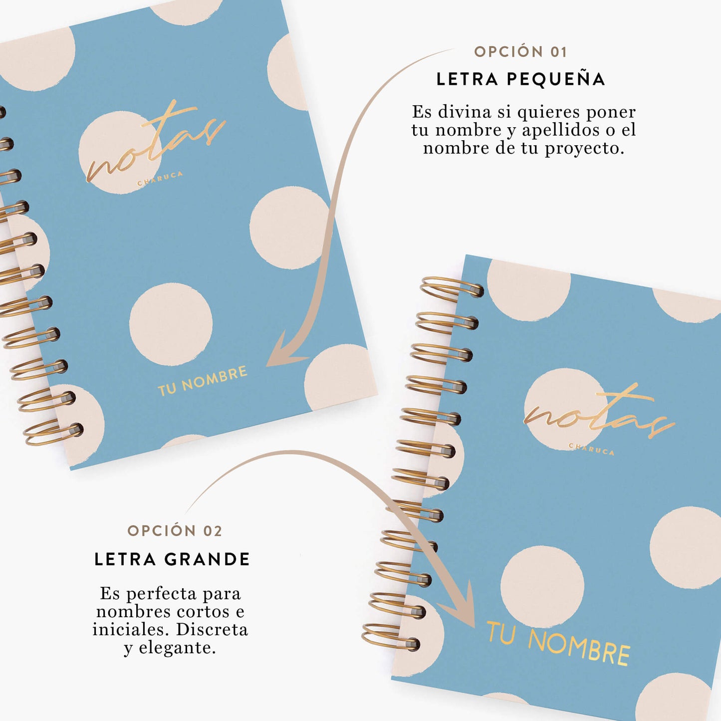 Cuaderno mini. Elegant blue.