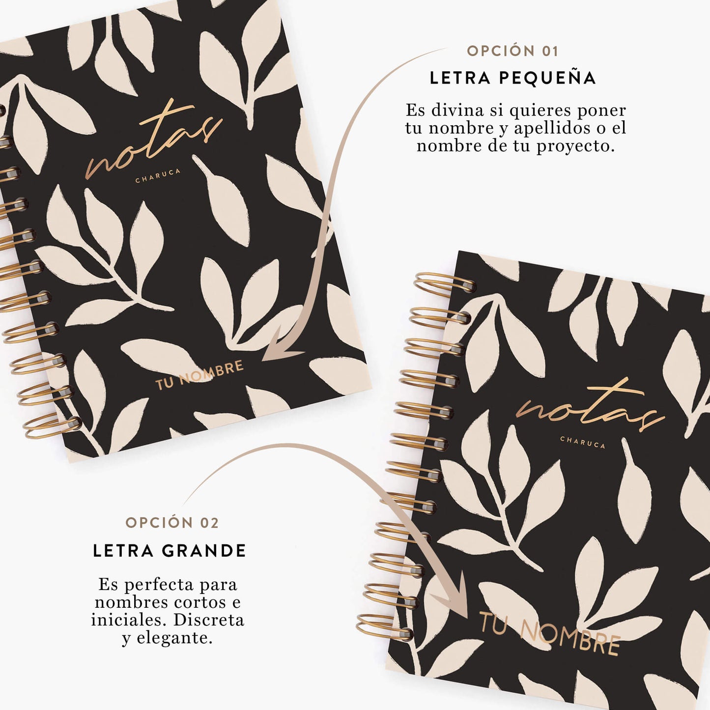 Cuaderno mini. Botánicals.