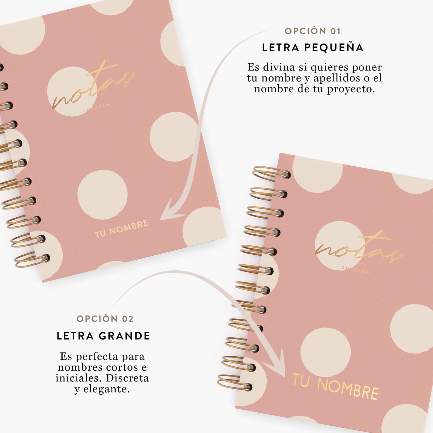 Cuaderno mini. Dusty pink.