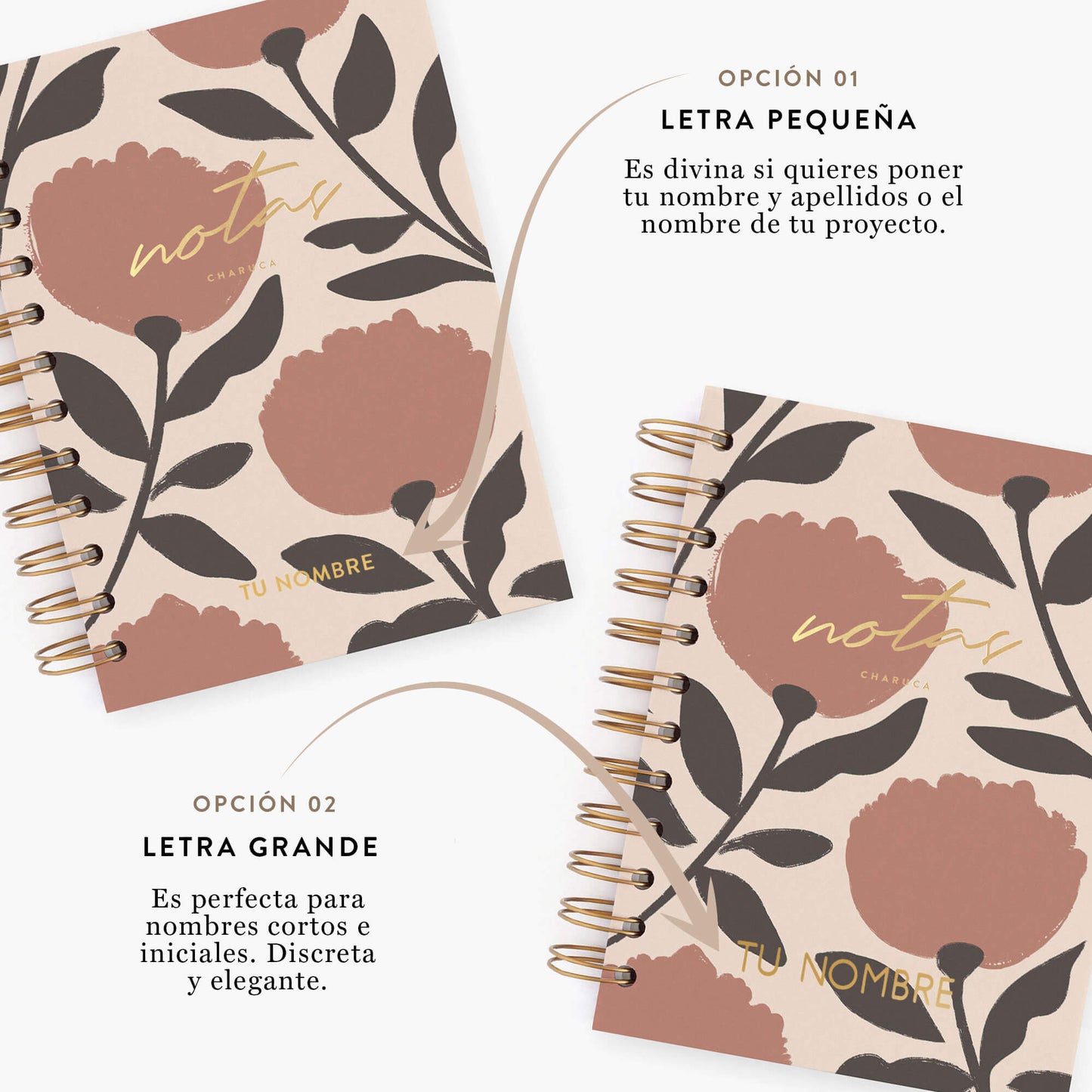 Cuaderno mini. Vintage flowers.