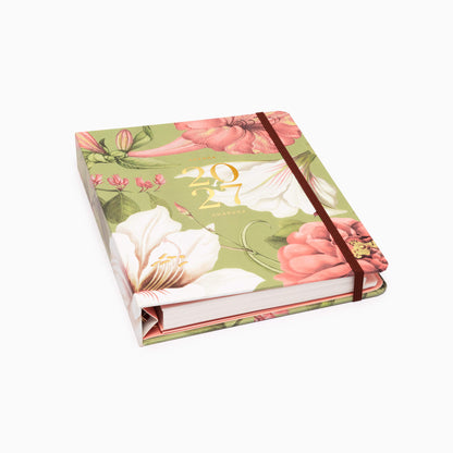 Agenda Semanal 2027. Espiral cubierta. Edén. Mediana.