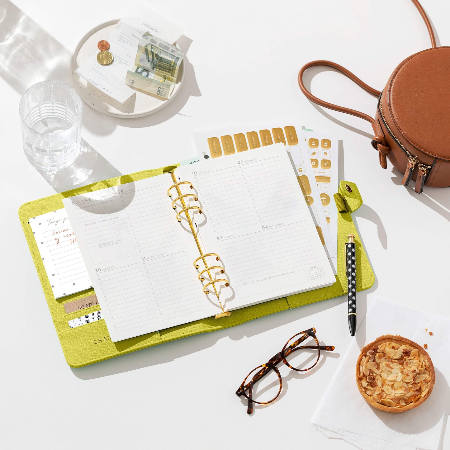 Planner personal A5. Pistacho dream.