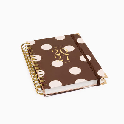 Agenda semanal 2027. Chocolate love. Mediana