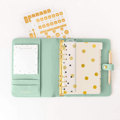 Planner personal A5. Mint.