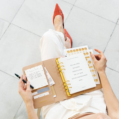 Planner personal A5. Mocca.