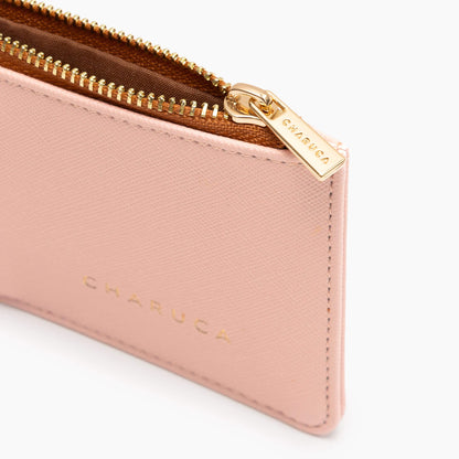 El dinero me ama. Tarjetero monedero. Pink.