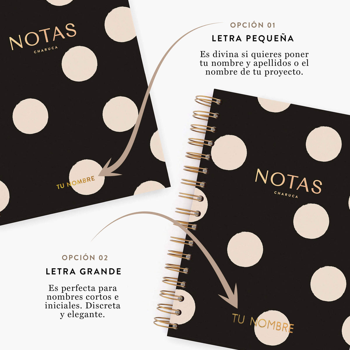 Cuaderno mediano. Black.