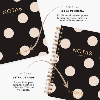 Cuaderno mediano. Black.