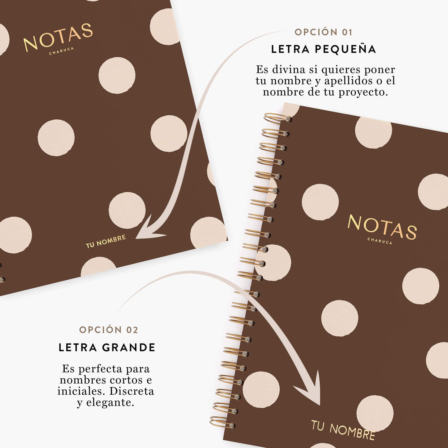 Cuaderno grande. Chocolate love.