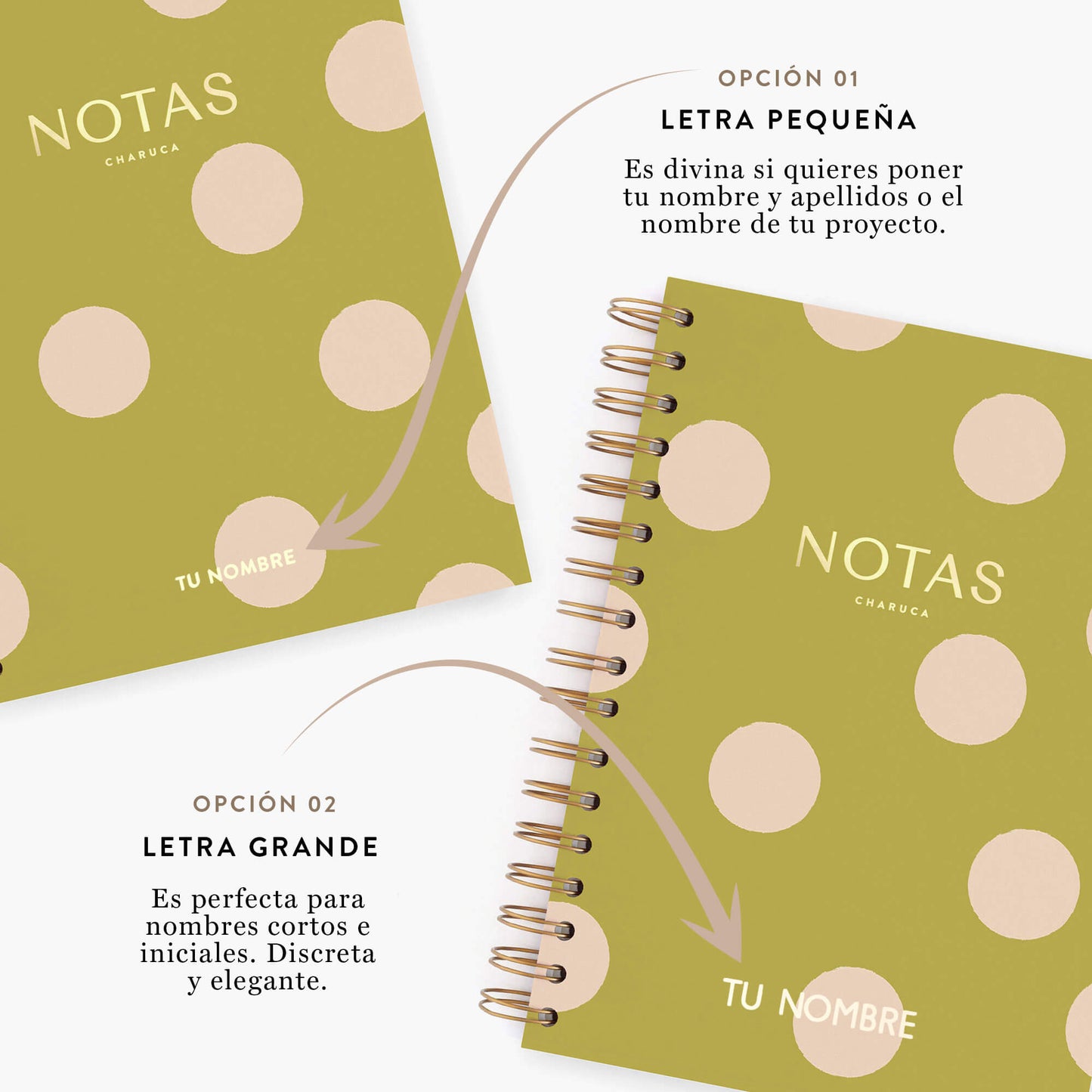 Cuaderno mediano. Pistacho dream.