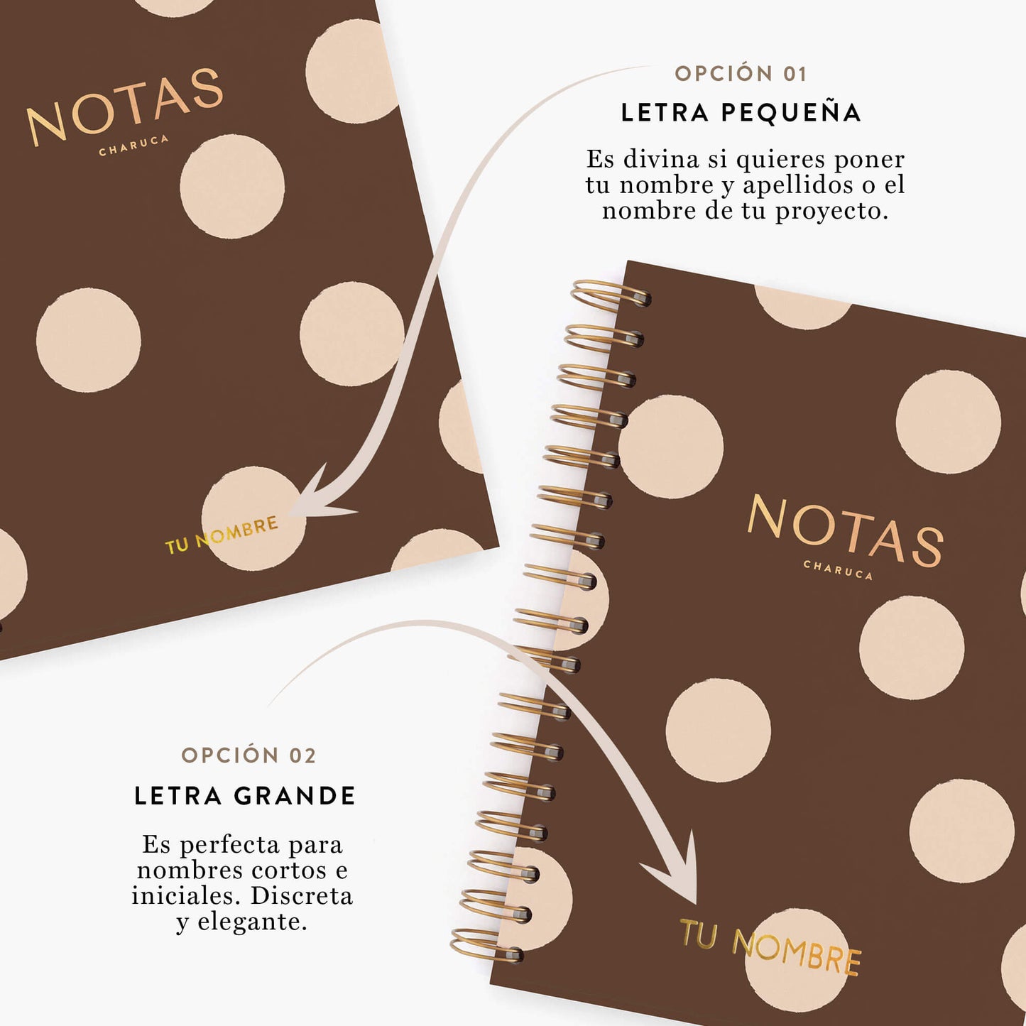 Cuaderno mediano. Chocolate love.