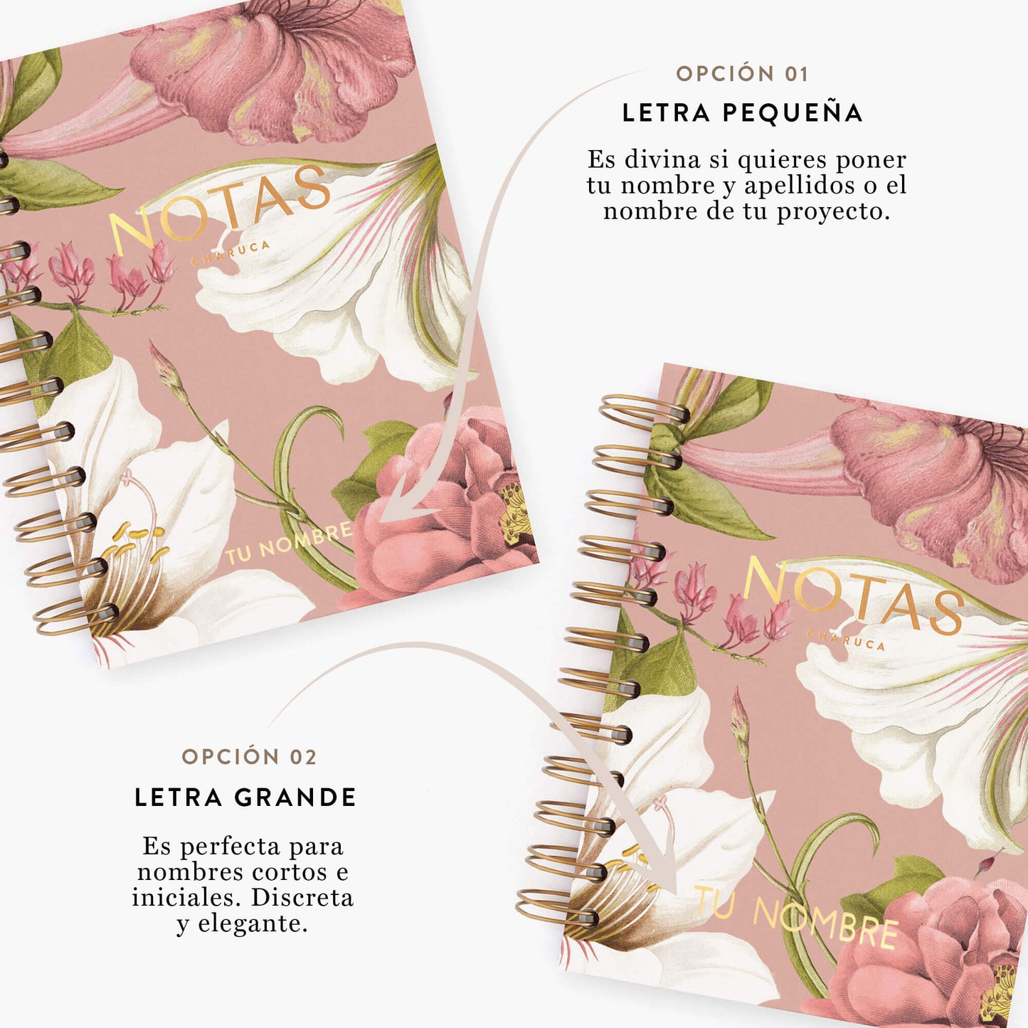 Cuaderno mini. Edén Pink.