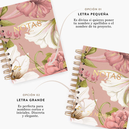 Cuaderno mini. Edén Pink.