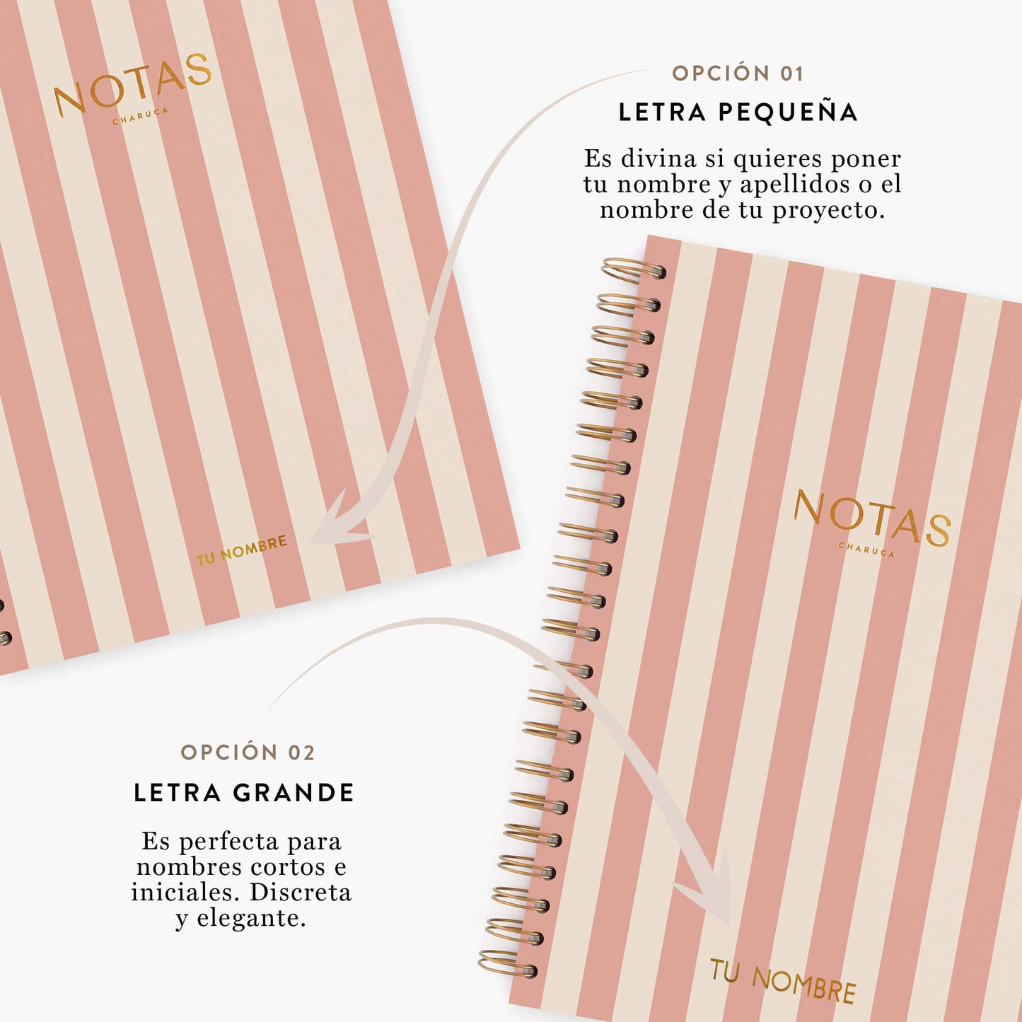 Cuaderno grande. Panamera Pink.