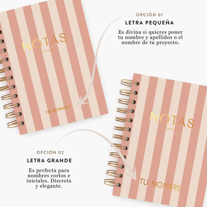 Cuaderno mini. Panamera Pink.