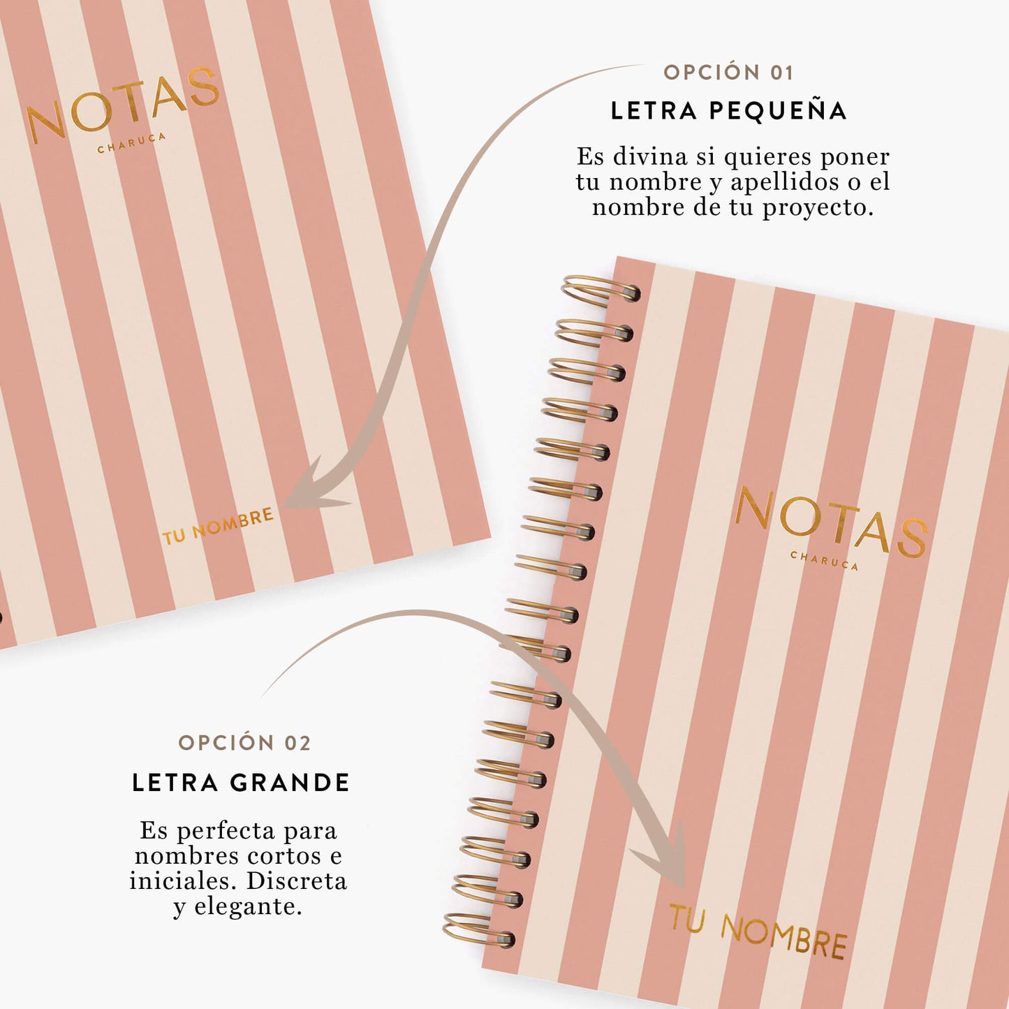 Cuaderno mediano. Panamera Pink.