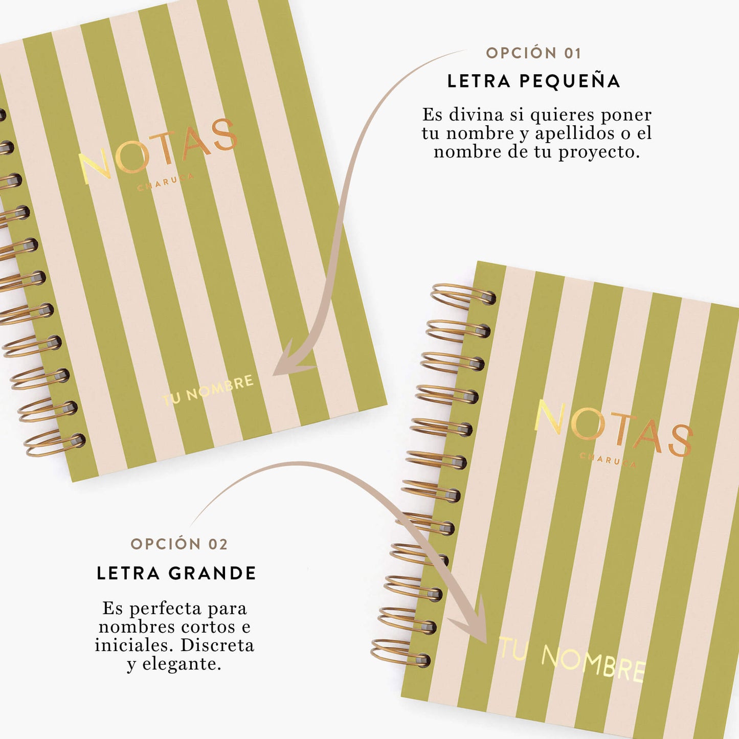 Cuaderno mini. Panamera Pistacho.