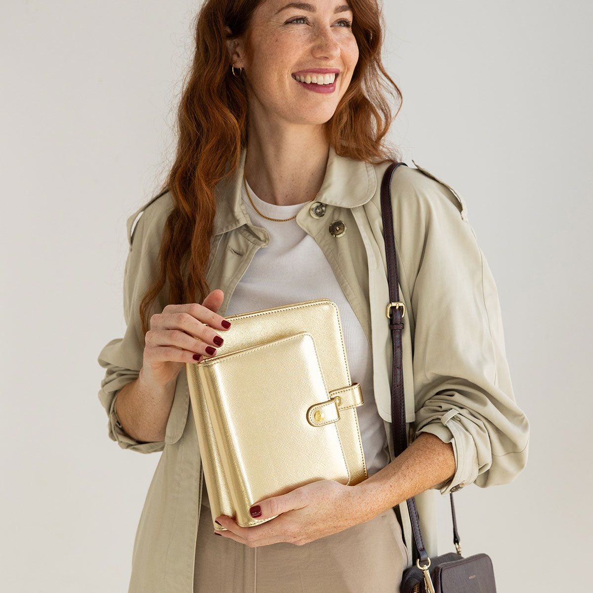 Tara. Planner personal A6. Gold.