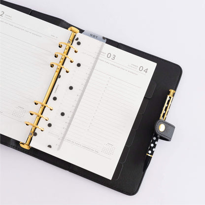 Recambio agenda vista diaria. 2026. A5.