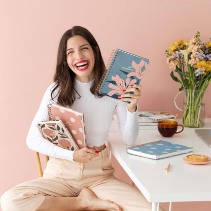 Cuaderno mediano. Dusty pink.