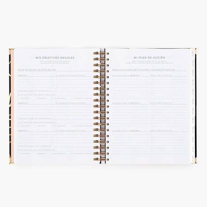 Tara. Agenda diaria 25-26. Black. Grande.