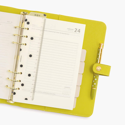 Planner personal A5. Pistacho dream.