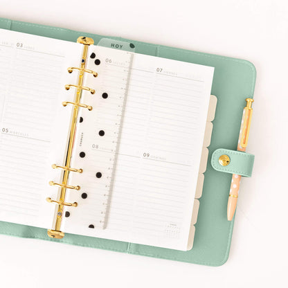 Planner personal A5. Mint.