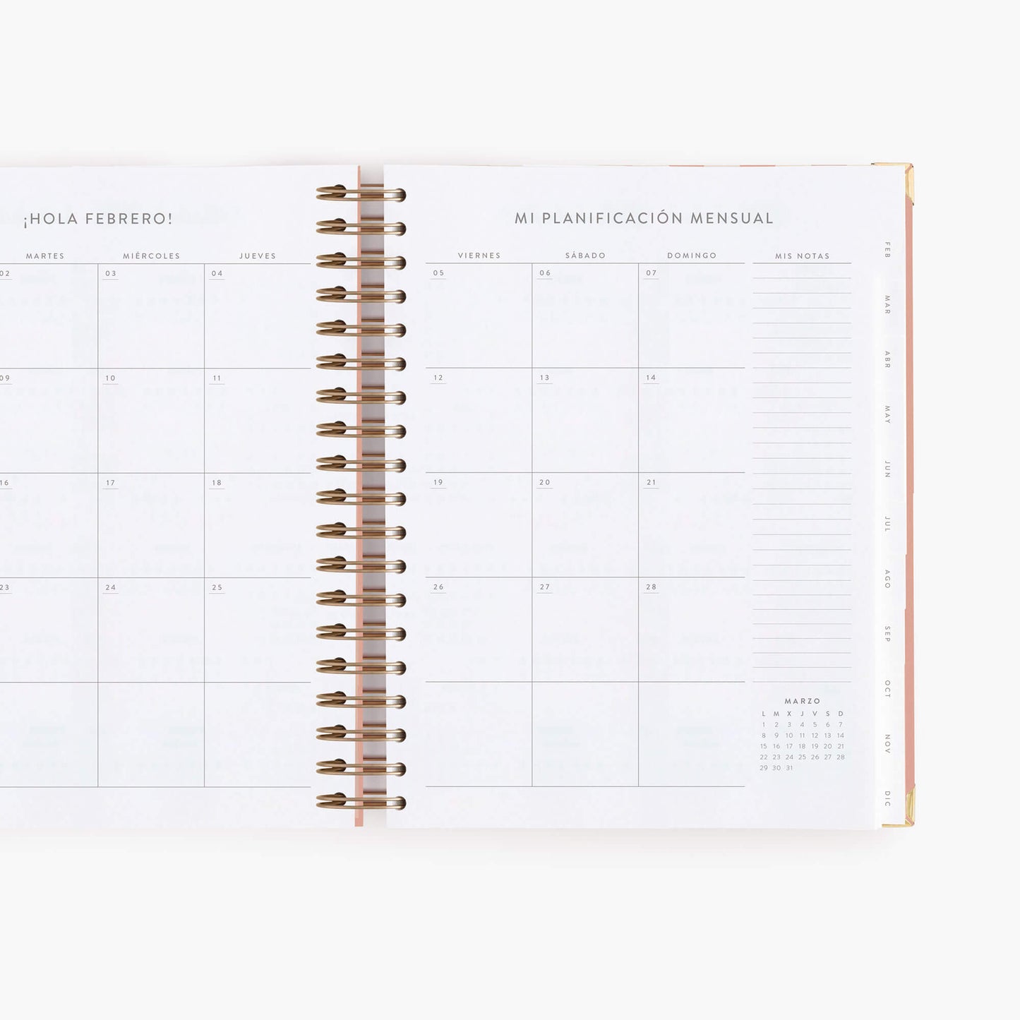Agenda diaria 2027. Panamera Pink. Grande