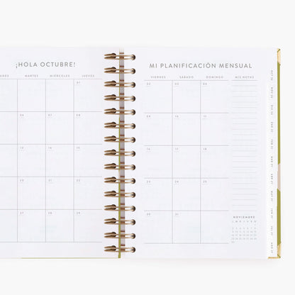 Agenda diaria 26-27. Pistacho dream. Mediana.