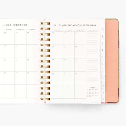 Agenda Semanal 2027. Espiral cubierta. Edén. Mediana.