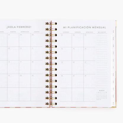 Agenda semanal 2027. Panamera Pink. Mediana