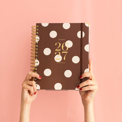 Agenda diaria 26-27. Chocolate love. Grande.