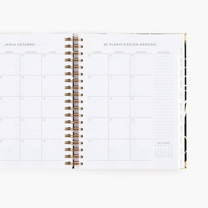 Tara. Agenda diaria 25-26. Black. Grande.