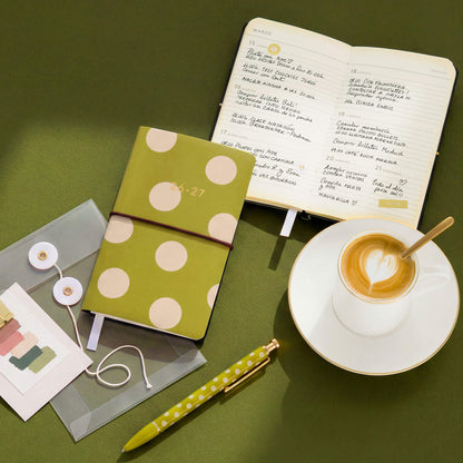 Tara. Agenda semanal 26-27. Pistacho dream. Mini.