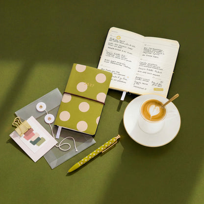 Agenda semanal 2027. Pistacho dream. Mini