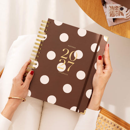 Agenda semanal 2027. Chocolate love. Grande