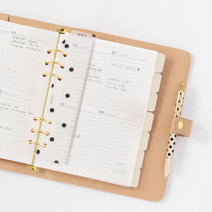 Planner personal A5. Mocca.