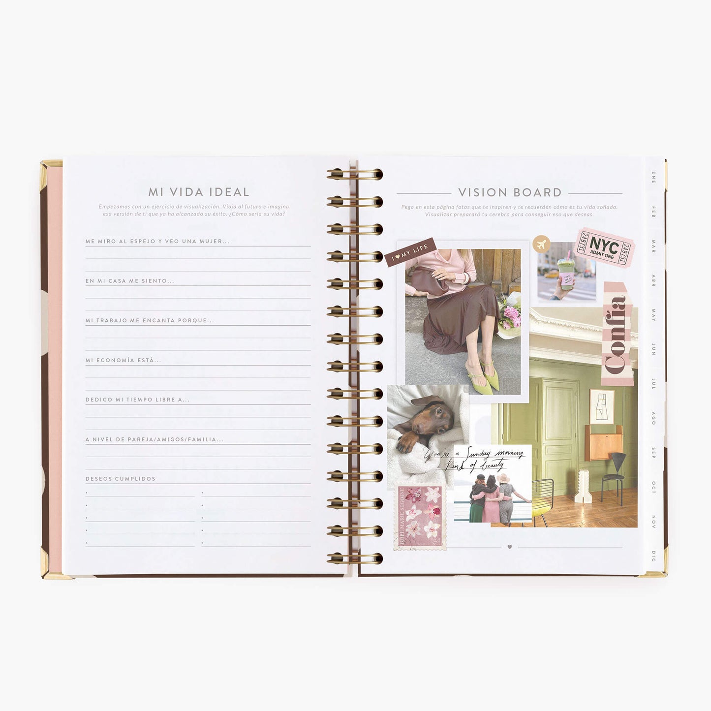 Agenda semanal 2027. Chocolate love. Mediana