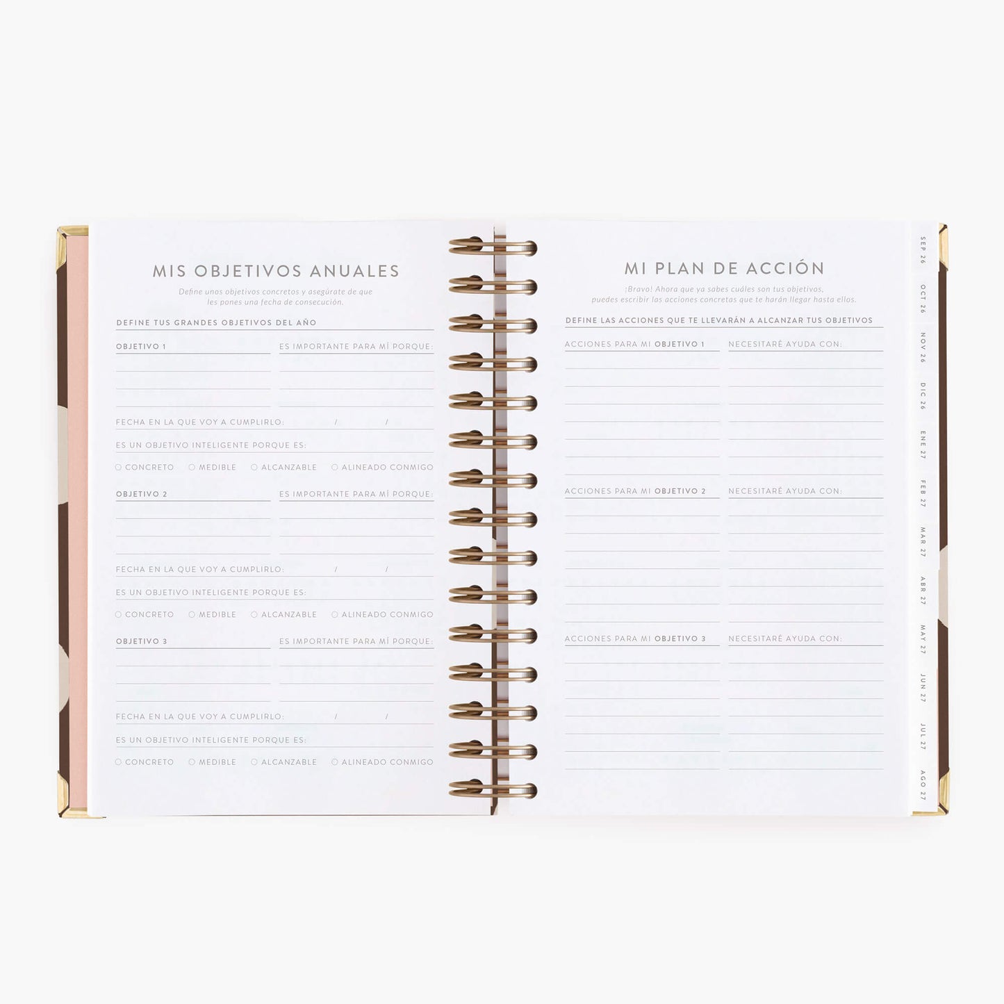 Agenda diaria 26-27. Chocolate love. Mediana.